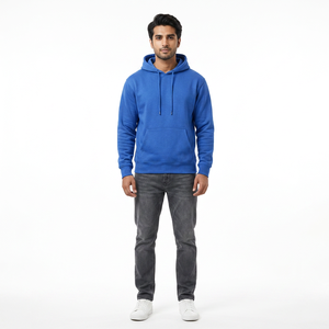 Sportswear Men's Cotton <b>Fleece</b> Zipper-Up Hoodie Plain Super Quality Anti-Pilling <b>Thick</b> <b>Fleece</b> Winter Breathable Quick Dry FINER - Product Image 1