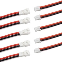 Kustomisasi 2 3 4 5 6 7 8 Pin laki-laki perempuan Mini JST PH 2.0 SH 1.0 XH 2.54mm Pitch kabel kawat konektor