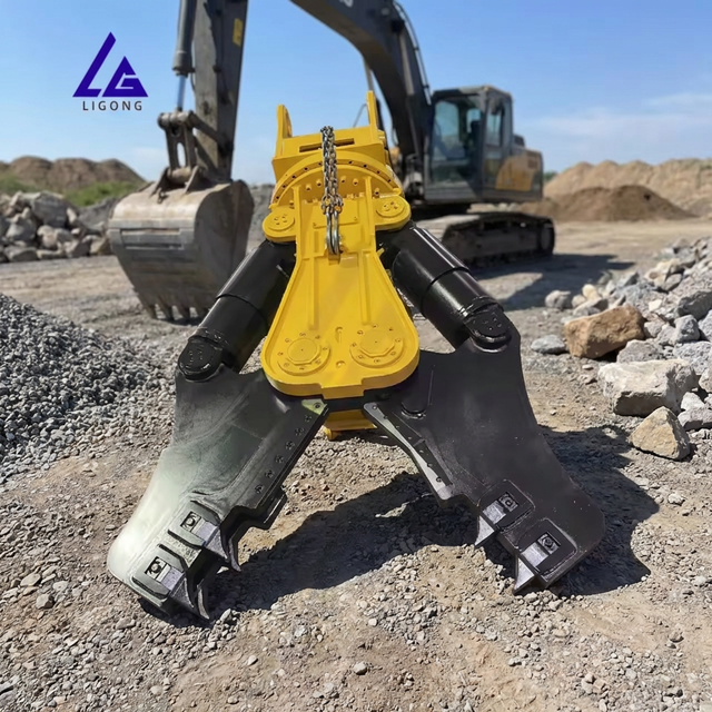 Heavy Duty Hydraulic Demolition Shear for Primary Demolition 360° Rotation Concrete Cutter
