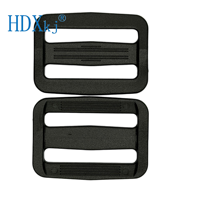 Boîtier à clipser noir en plastique à trois positions, avec clip coulissant latéral réglable