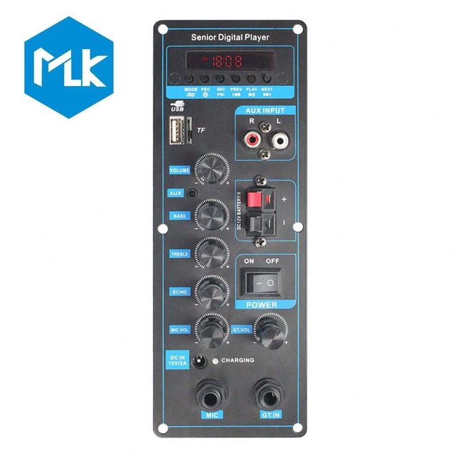 MLK Aluminium Audio Amplifier Enclosure Class d Active Speaker Amplifier Board Module