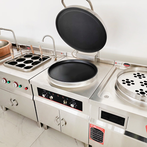 Crêpière électrique commerciale la plus vendue : grande, chauffage double face, entièrement automatique, 5 KW, plaque antiadhésive - Product Image 2
