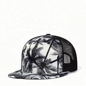 Customize Digital Printing Promotional Fashion Sun Protection Print Unisex Men Snapback <b>Hat</b> With Mesh - Product Image 3