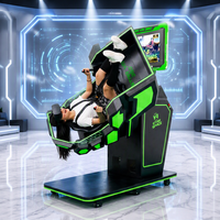 Équipement d'expérience VR pour un joueur, console de jeu d'aventure spatiale 3D avec siège à mouvement pour les salles d'arcade et les divertissements de loisirs