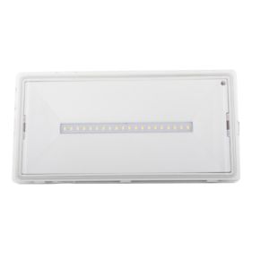 Lumière de secours d'urgence LED blanche froide rechargeable encastrée au plafond <span class=keywords><strong>en</strong></span> plastique IP65 4W, <span class=keywords><strong>autonomie</strong></span> de 3 heures - Product Image 4