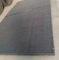 Kawat Saring Baja Mangan 65Mn Efisiensi Penyaringan Tinggi, Anyaman Polos, Ukuran Kustom untuk Saringan Getar, Filter Pertambangan, OEM