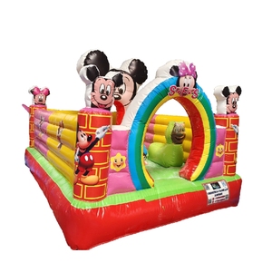Hot bán PVC Inflatable lâu đài các nhà sản xuất bán hàng trực tiếp ngoài trời của trẻ em sân chơi với niềm vui Trampoline - Product Image 1