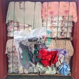 Chiffons en coton industriels hautement absorbants, lingettes en coton, chiffons en coton de couleurs mélangées, chiffons de nettoyage puissamment absorbants - Product Image 1