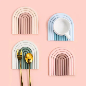 Alfombrilla de silicona antideslizante para mesa, estera de pierna para silla, resistente al calor, coreana - Product Image 1