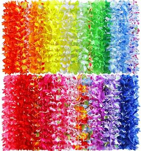 Creative 4-Piece Hawaiian Wreath and <b>Bracelet</b> Set Wedding <b>Ball</b> Performance Props Simulation Flower Makeup Products Wholesale - Product Image 5