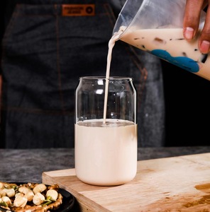 Wholesale <strong>Custom</strong> 12oz 16oz Craft Different Sizes Drinking Beer Glass Cup Beer Mugs Like Beer Cans - Product Image 4