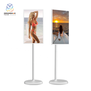 Smart TV Android portable de 32 pouces avec écran tactile Jeux de fitness et publicité vidéo Support <span class=keywords><strong>IPTV</strong></span> Suivez-moi Batterie TV portable - Product Image 2