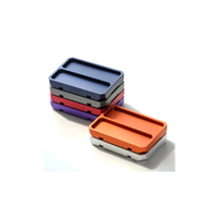 Bandeja Magnética de Aluminio Anodizado CNC con Opciones de Acero Inoxidable, Fresado y Taladrado CNC para Mecanizado