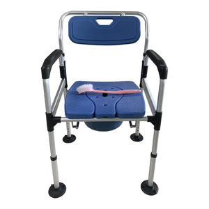 Chaise de toilette de type carré grand format, antidérapante, pour personnes âgées, handicapées, enceintes, usage domestique HJK 6015KC - Product Image 4