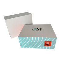 Cajas de Regalo de Lujo Personalizadas con Asa Negra, Tipo Concha, de Papel, con Logotipo Grabado, Empaque de Producto con Logotipo Personalizado de Lujo