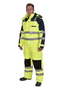 Vêtements de travail de sécurité d'hiver haute visibilité à manches longues anti-poussière respirant résistant à l'eau certifié CE Construction antibactérienne - Product Image 2