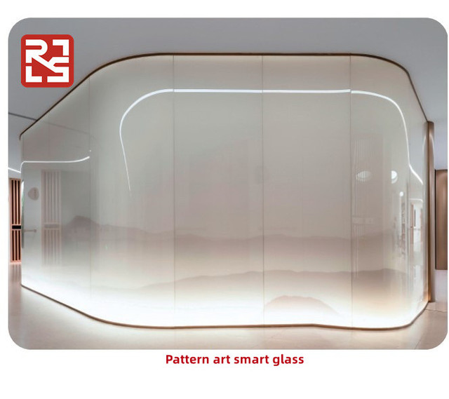 Electrically Controlled Smart Film Intelligent Glass Switchable Tint for Living Room Kitchen Hall-Remote PDLC Smart Glass