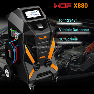 Última Versión WDF X880 Estación de Aire Acondicionado Totalmente Automática R1234YF, Máquina de Recuperación de AC con Base de Datos de Vehículos - Product Image 1