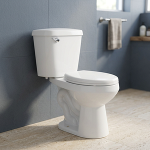 Inodoro de Dos Piezas de Cerámica con Doble Descarga y Asiento de Cierre Suave para Baños Modernos - Product Image 4