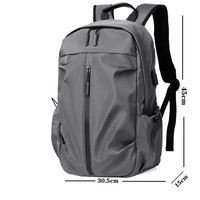 Sac à dos de sport de voyage de style nouveau, pour homme et femme, tendance, avec chargement USB, antivol, sac pour ordinateur portable, imperméable, extérieur, 20-36L, fermeture éclair