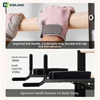 Barre de musculation multifonctionnelle avec barres parallèles, équipement de fitness pour l'épaule et la presse des jambes