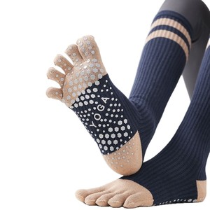 Pilates Five-Finger Calf <b>Socks</b> Cotton Moisture Wicking Anti Slip Yoga Sports Fitness Split <b>Toe</b> <b>Socks</b> - Product Image 3
