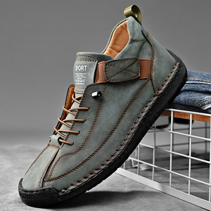 Bottes Martin mi-montantes pour hommes, grande taille, chaussures de travail décontractées à lacets, idéales pour l'extérieur – Meilleures ventes - Product Image 2