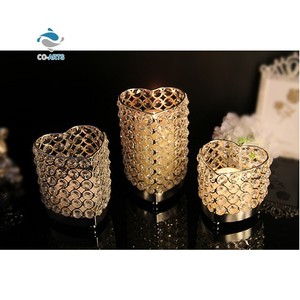 เชิงเทียนคริสตัลรูปหัวใจแสนหวานสำหรับงานแต่งงาน - Product Image 1