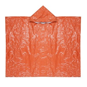 เสื้อกันฝนอเนกประสงค์กลางแจ้ง 125 ซม. X 100 ซม. กันน้ำ กันลม พับเก็บได้ สำหรับการเดินป่า ปั่นจักรยาน ใช้ในกรณีฉุกเฉิน - Product Image 2