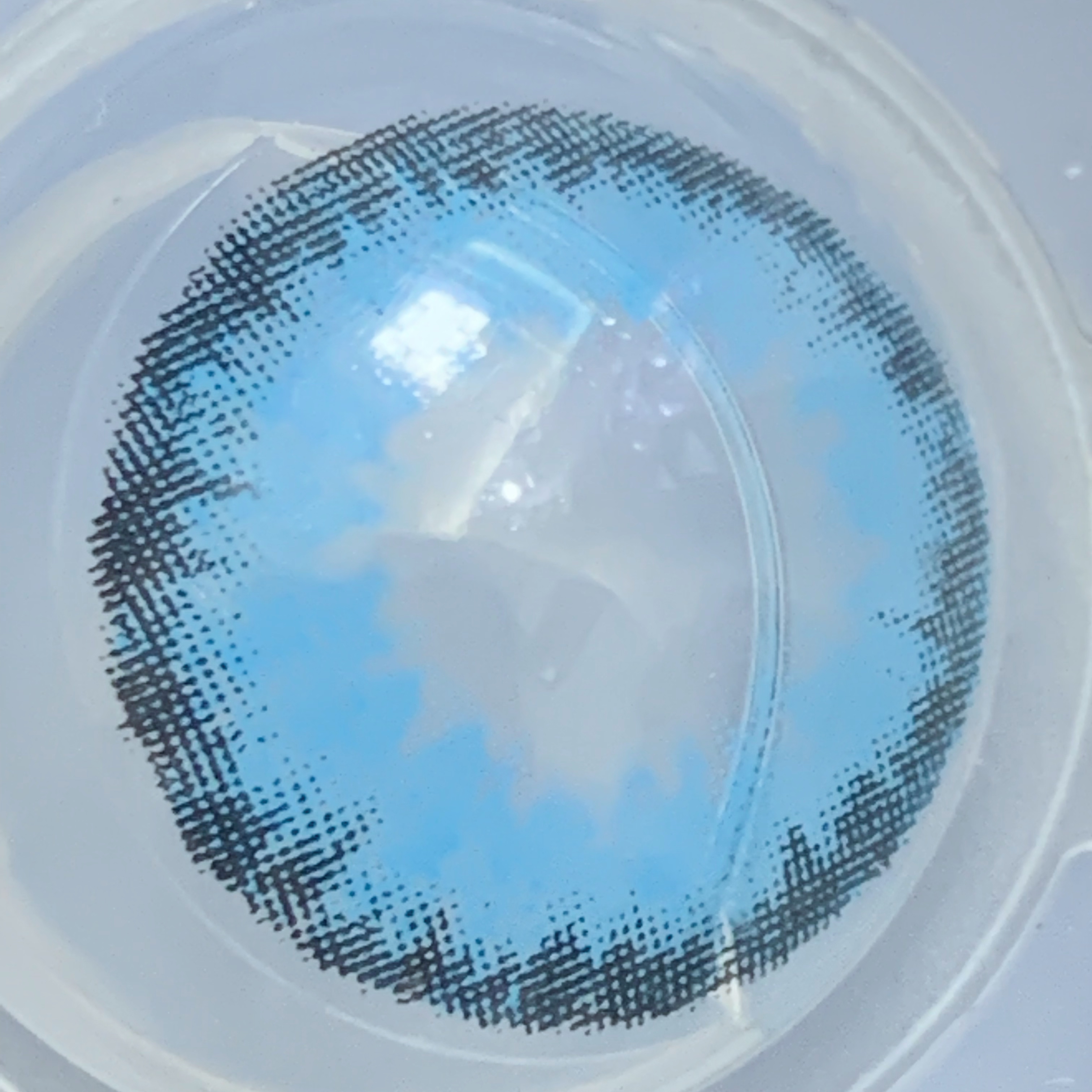 Контактные линзы fresh girl со стразами Тихоокеанского синего цвета, оптовая продажа, хорошая цена