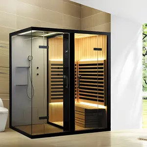 Factory Customization Modern Luxury Canadian Cedar Spa Tubs Infrared Sauna Imported From China