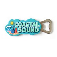 Magnet Kulkas Pembuka Botol Bentuk Mobil Klasik dari Karet PVC Lunak 3D Custom, Logo Nama Kota, Suvenir Perjalanan Negara, Hadiah untuk Seluruh Dunia