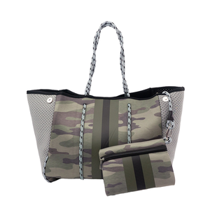 Bolsa de Playa de Neopreno Personalizable al por Mayor HonourMe, con Diseño Personalizado, a la Moda, Impermeable, con Cierre de Cremallera - Product Image 1