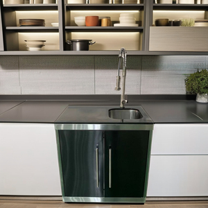 <span class=keywords><strong>Cucina</strong></span> di casa portatile in acciaio inox lavello con armadio modulare da esterno in acciaio inox - Product Image 2