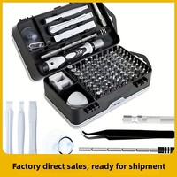 Kit d'outils de démontage multifonctionnel 115-en-1 en acier au carbone pour ordinateurs et téléphones, vente en gros transfrontalière