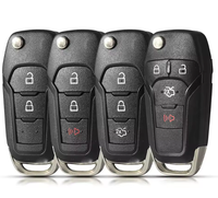 Nouvelle coque de clé télécommande compatible avec Ford F250 F350 Explorer Ranger KA Fiesta Mondeo Focus Everest Edge HU101
