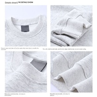 Fabricantes de ropa personalizado nuevo otoño Color sólido Simple 360 gramos alta calidad Casual suelta con capucha manga larga Hombre sudadera