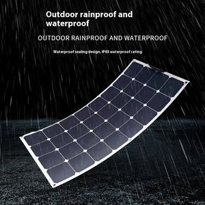 ชุดแผงโซลาร์เซลล์ยืดหยุ่นสูง100W 200W 300W 400W น้ำหนักเบา ETFE 18V แผงโซลาร์เซลล์สำหรับตั้งแคมป์ RV กิจกรรมกลางแจ้ง - Product Image 4