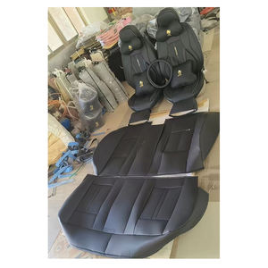 Fundas de Asiento de Coche de Cuero Personalizadas para BMW <span class=keywords><strong>Serie</strong></span> <span class=keywords><strong>3</strong></span> E90 F30 E36 E92 2005-2011, <span class=keywords><strong>Serie</strong></span> 7, Piezas Interiores para Land Cruiser, Hechas de Algodón - Product Image 1