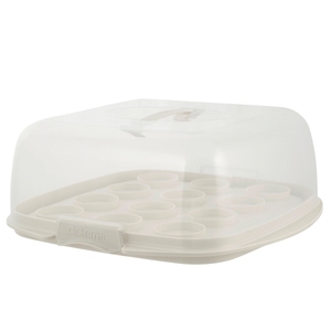 Support à gâteau carré Bake It 35x35 cm avec poignée - Product Image 1