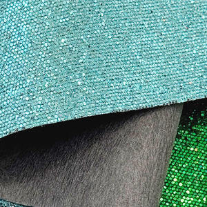 Tela Brillante con Purpurina de 0.5 mm, Cuero Sintético Brillante con Purpurina Arcoíris para Vestidos, Lazos para el Cabello, Bolsos, Manualidades y Zapatos - Product Image 3