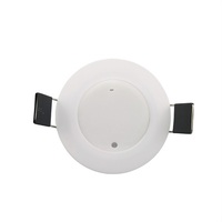 Détecteur de présence humaine intelligent à induction radar micro-ondes, interrupteur encastré au plafond avec angle réglable