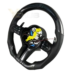 Volante de Fibra de Carbono de Nueva Generación <span class=keywords><strong>Serie</strong></span> M para F10 F11 F15 F20 F22 F30 F32 F33 F32 F36 X1 X2 X3 X4 X5 X6 - Product Image 5