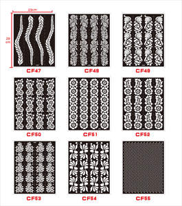 Plantillas de Henna para Serigrafía CF, Plantillas Temporales de Tatuaje de Henna, Plantillas de Henna de Estilo Africano - Product Image 4