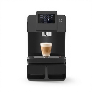 Machine à café commerciale entièrement automatique avec broyeur intégré, distribution d'eau automatique, nettoyage, modèle A12S, contrôle de la température - Product Image 1