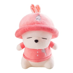 Peluche MashiMaro con Cappello, Giocattolo Animale Malizioso, Simpatico Coniglietto di Peluche, Regalo di Compleanno per Bambini, Vendita all'Ingrosso - Product Image 4