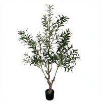 Dekorative Objekte Künstliche Olivenpflanze im Bonsai-Topf Grüne Kunstbäume für Veranstaltungen Weihnachten Geburtstag Feiertage Hochzeitsdekoration