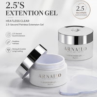 Gel de construction pour extension d'ongles sans HEMA, sans sensation de brûlure, à faible chaleur, séchage rapide en 2,5s, auto-nivelant, gel dur