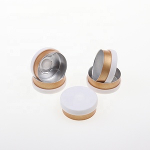 20mm en aluminium de couleur blanche en <span class=keywords><strong>plastique</strong></span> fiole en <span class=keywords><strong>verre</strong></span> d'injection arracher capuchon pour flacon en <span class=keywords><strong>verre</strong></span> - Product Image 5