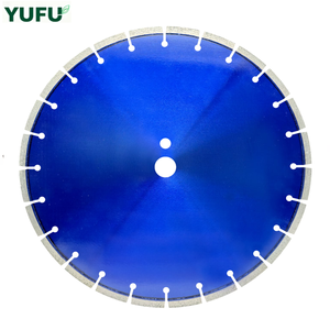Lame de scie circulaire segmentée en diamant YUFU avec revêtement Ti, 12 pouces, arbre de 10 mm, 24 TPI, soudée au laser, ODM/OEM, pour granit, 144T, garantie 1 an - Product Image 1